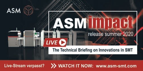 Společnost ASM představila inovace svých SMT zařízení